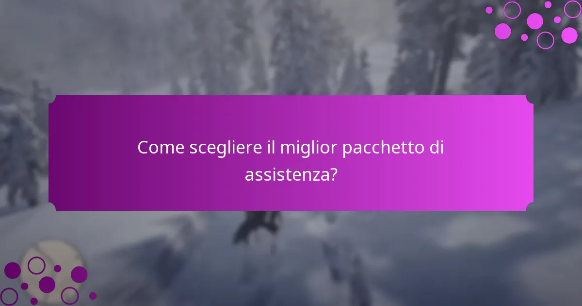 Quali articoli esclusivi sono inclusi nei pacchetti di assistenza?