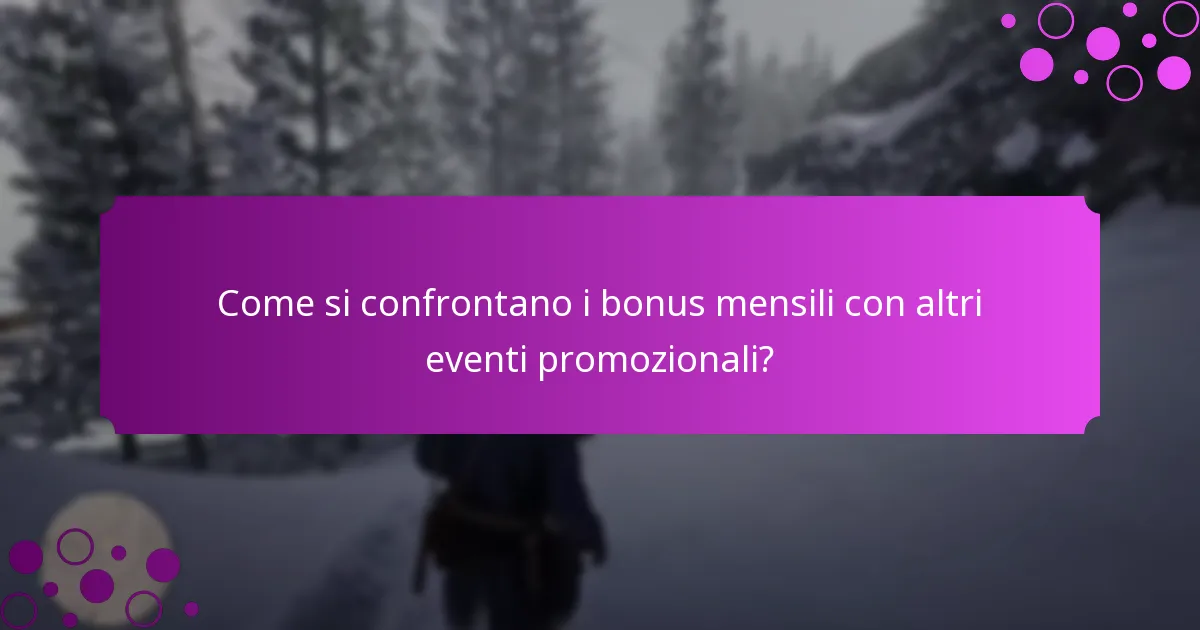 Quali ricompense possono guadagnare i giocatori dai bonus mensili?