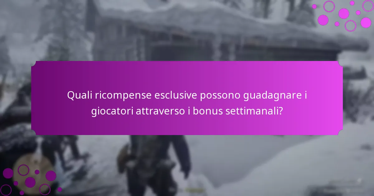 Come possono i giocatori partecipare ai bonus settimanali?